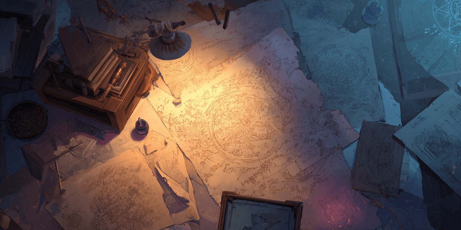 Fantasy landscape backdrop